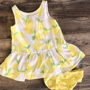 Baby Girl Janie and Jack Lemon Dress
